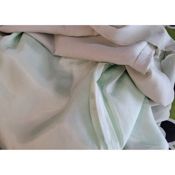 Escada by margaretha Ley womens 38 US 8 Med green skirt wool silk blend FLAWED - Picture 13 of 14